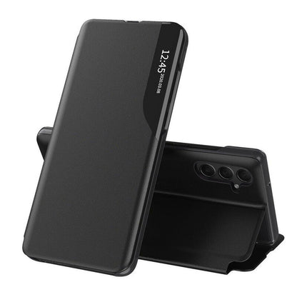 Hoes voor Samsung Galaxy A25 A256, Techsuit, eFold, Zwart