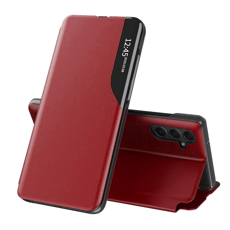 Hoes voor Samsung Galaxy A25 A256, Techsuit, eFold, Rood