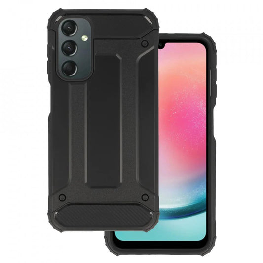Hoes voor Samsung Galaxy A25 A256, Techsuit, Hybrid Armor, Zwart