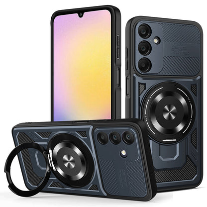 Hoes voor Samsung Galaxy A25 A256, Techsuit, RuggedCam, Blauw