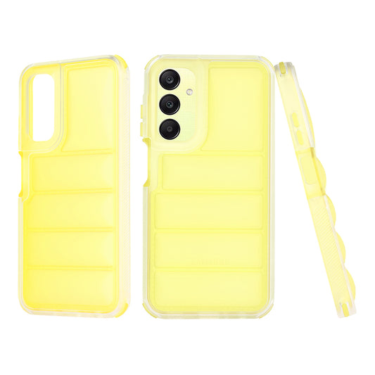 Hoes voor Samsung Galaxy A25 A256, Techsuit, Wave Shield, Geel