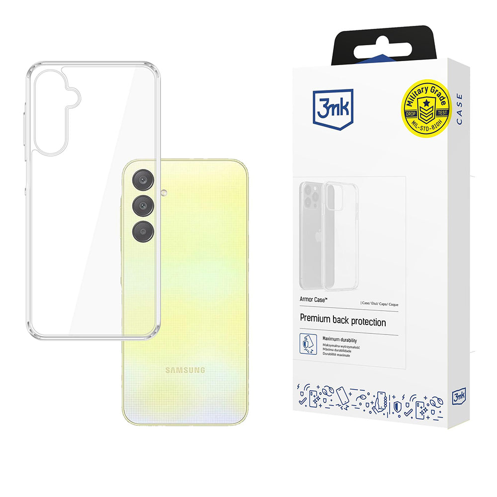 Hoesje voor Samsung Galaxy A26 A266, 3MK, Armor, Transparant