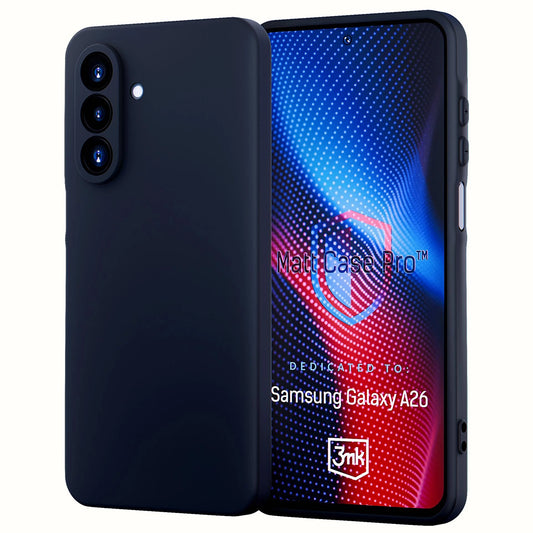 Hoesje voor Samsung Galaxy A26 A266, 3MK, Pro, Mat Zwart