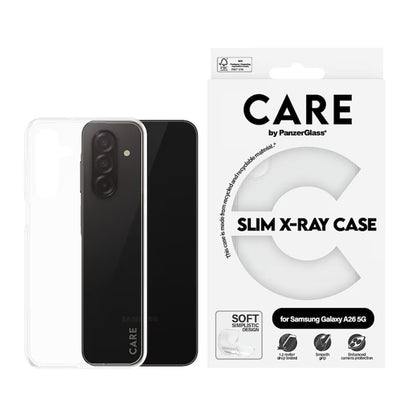 Hoes voor Samsung Galaxy A26 A266, PanzerGlass, Modieus, Transparant
