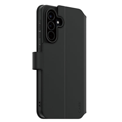 Hoes voor Samsung Galaxy A26 A266, PanzerGlass, Care Feature Kickstand Wallet, Zwart