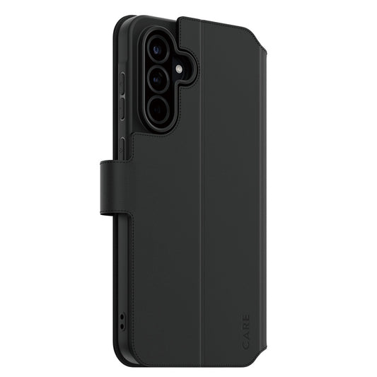 Hoes voor Samsung Galaxy A26 A266, PanzerGlass, Care Feature Kickstand Wallet, Zwart