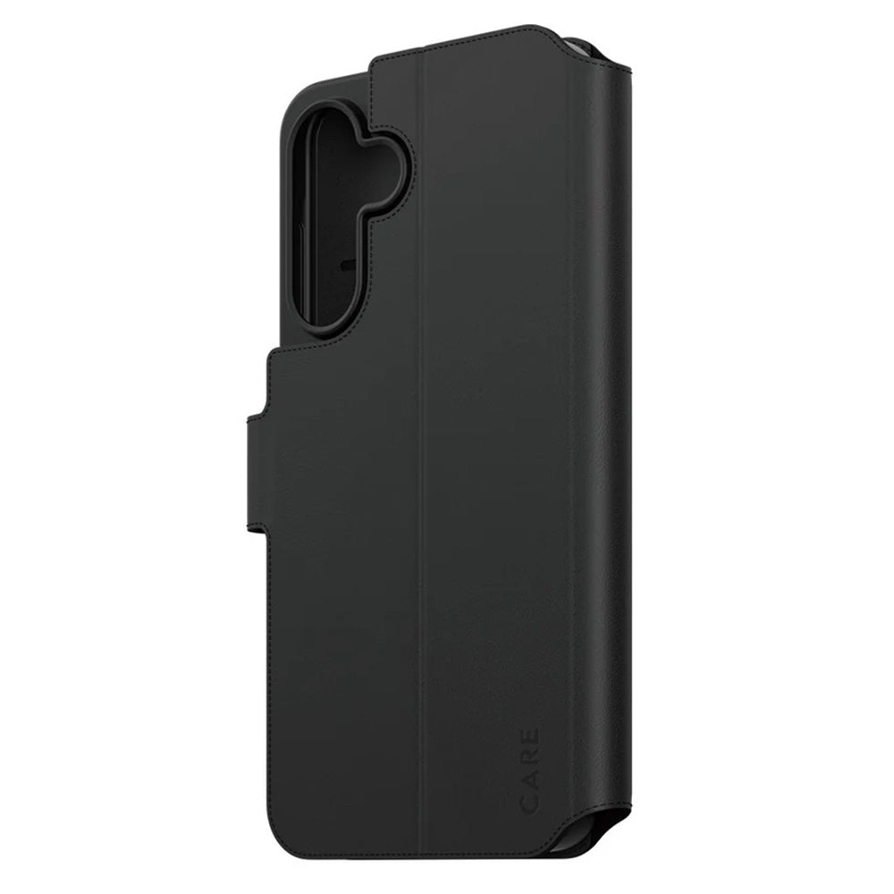 Hoes voor Samsung Galaxy A26 A266, PanzerGlass, Care Feature Kickstand Wallet, Zwart