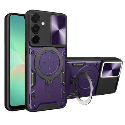 Case for Samsung Galaxy A26 A266, Techsuit, CamGuard Pro, Purple