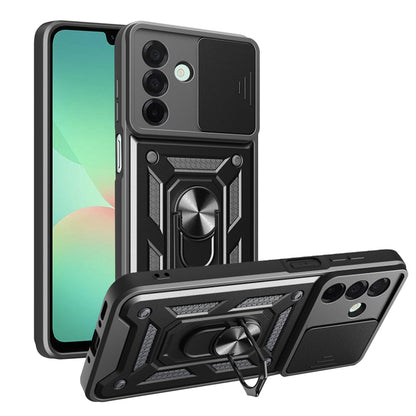 Hoes voor Samsung Galaxy A26 A266, Techsuit, CamShield, Zwart