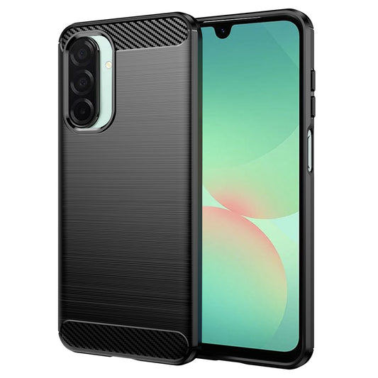 Hoes voor Samsung Galaxy A26 A266, Techsuit, Carbon, Zwart
