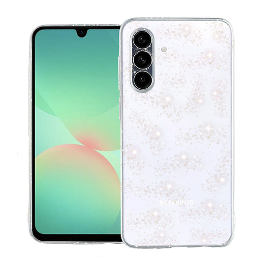 Hoesje voor Samsung Galaxy A26 A266, Techsuit, SparkleSkin, Transparant