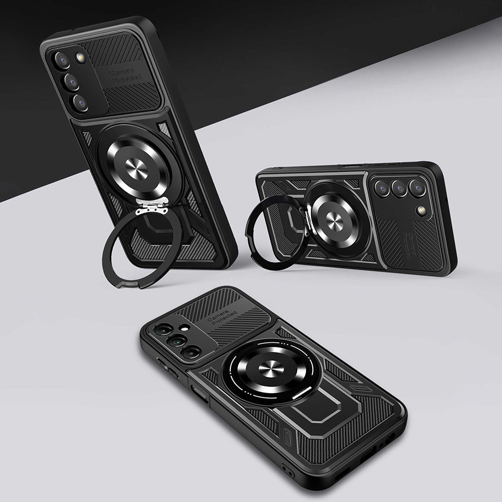 Hoes voor Samsung Galaxy A27 5G, Techsuit, RuggedCam, Grijs