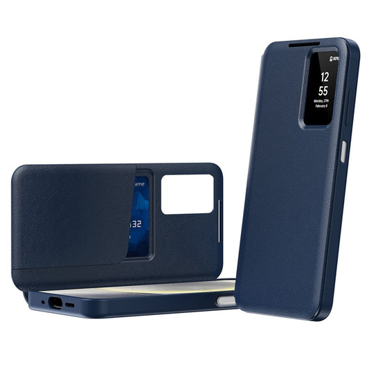 Hoes voor Samsung Galaxy A27 5G, Techsuit, SmartView, Blauw
