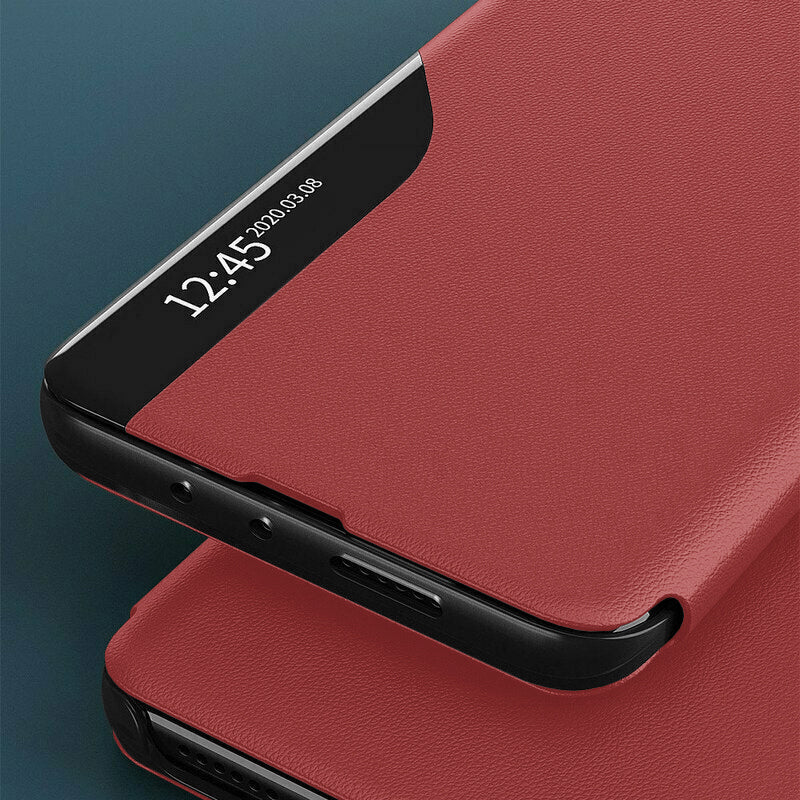 Hoes voor Samsung Galaxy A32 A325, Techsuit, eFold, Rood