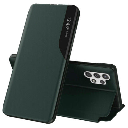 Hoes voor Samsung Galaxy A32 A325, Techsuit, eFold, Groen