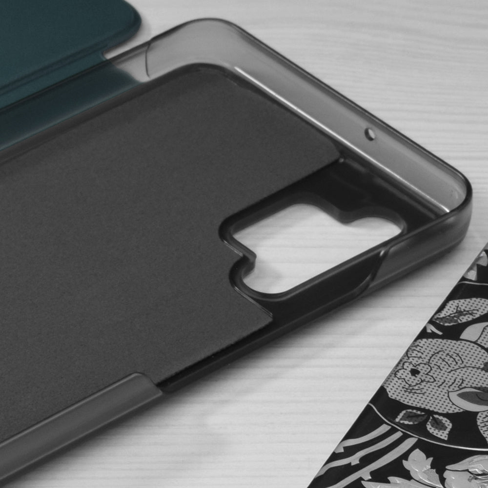 Hoes voor Samsung Galaxy A32 A325, Techsuit, eFold, Groen