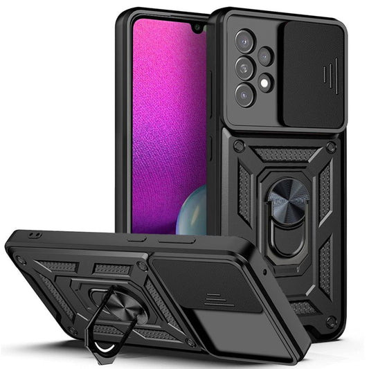 Hoes voor Samsung Galaxy A33 5G A336, Techsuit, CamShield, Zwart