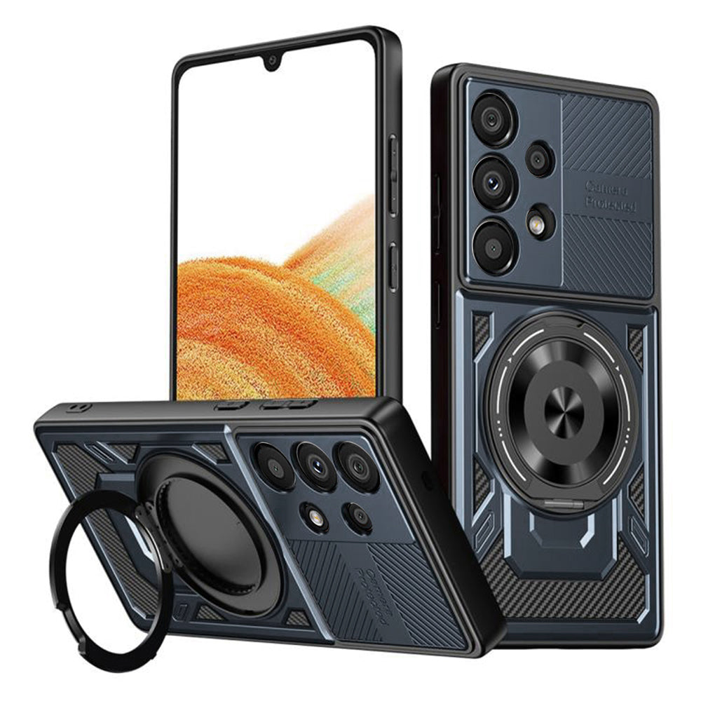 Hoes voor Samsung Galaxy A33 5G A336, Techsuit, RuggedCam, Blauw