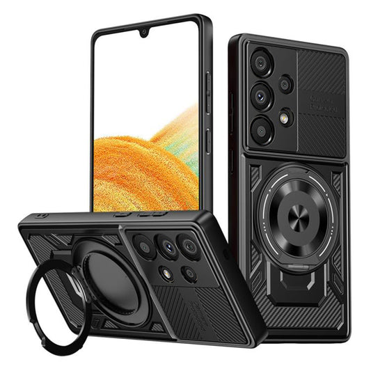 Hoes voor Samsung Galaxy A33 5G A336, Techsuit, RuggedCam, Zwart