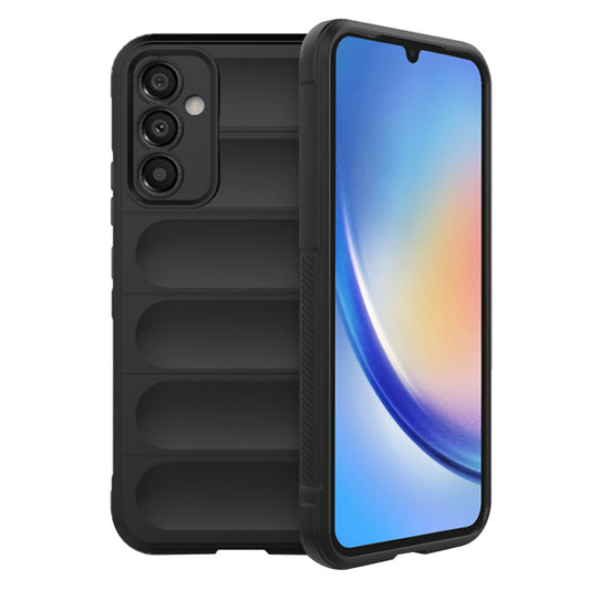 Hoesje voor Samsung Galaxy A34 A346, Techsuit, Magic Shield, Zwart