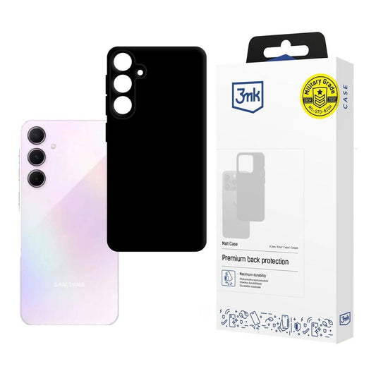 Hoes voor Samsung Galaxy A35 5G A356, 3MK, Mat Zwart