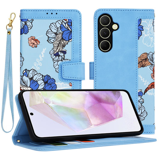 Hoes voor Samsung Galaxy A35 5G A356, Techsuit, FlipCraft, Blauw