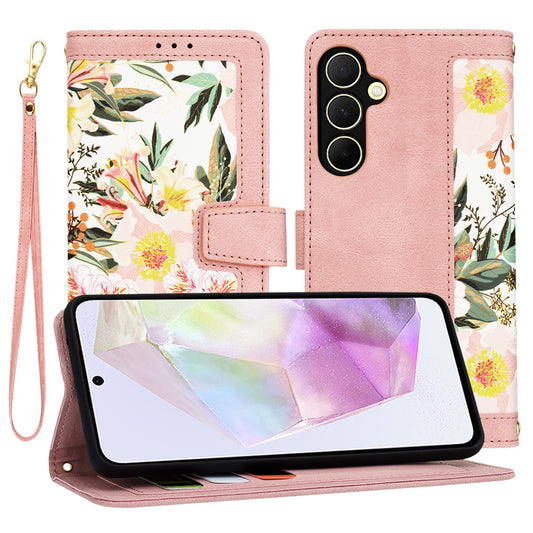 Hoesje voor Samsung Galaxy A35 5G A356, Techsuit, FlipCraft, Roze