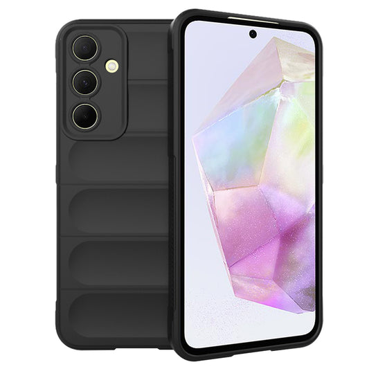 Hoesje voor Samsung Galaxy A35 5G A356, Techsuit, Magic Shield, Zwart