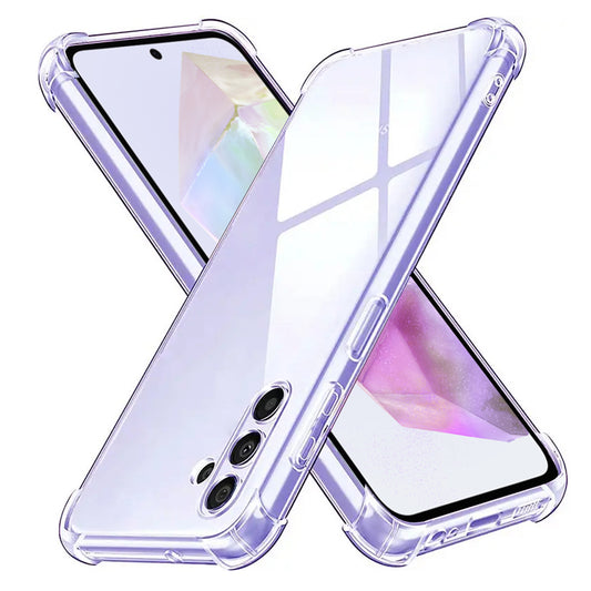 Hoes voor Samsung Galaxy A35 5G A356, Techsuit, Schokbestendig Helder, Transparant