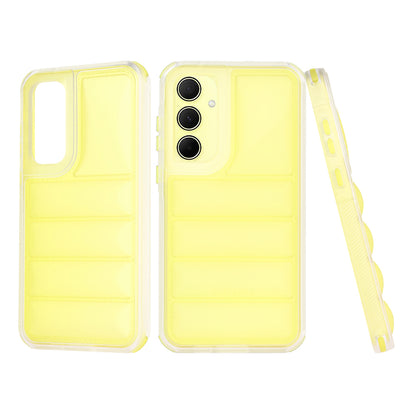 Case for Samsung Galaxy A35 5G A356, Techsuit, Wave Shield, Yellow