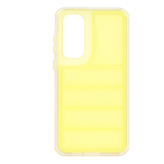 Hoes voor Samsung Galaxy A35 5G A356, Techsuit, Wave Shield, Geel