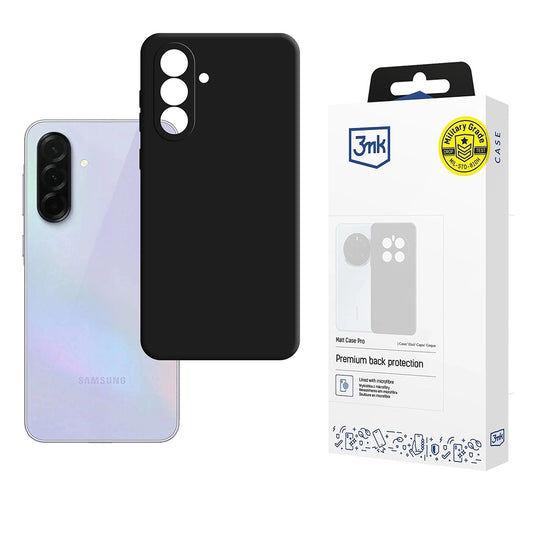 Hoesje voor Samsung Galaxy A36 A366, 3MK, Pro, Mat Zwart