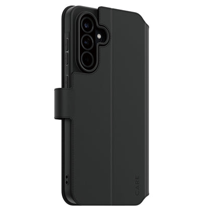 Hoes voor Samsung Galaxy A36 A366, PanzerGlass, Care Feature Kickstand Wallet, Zwart
