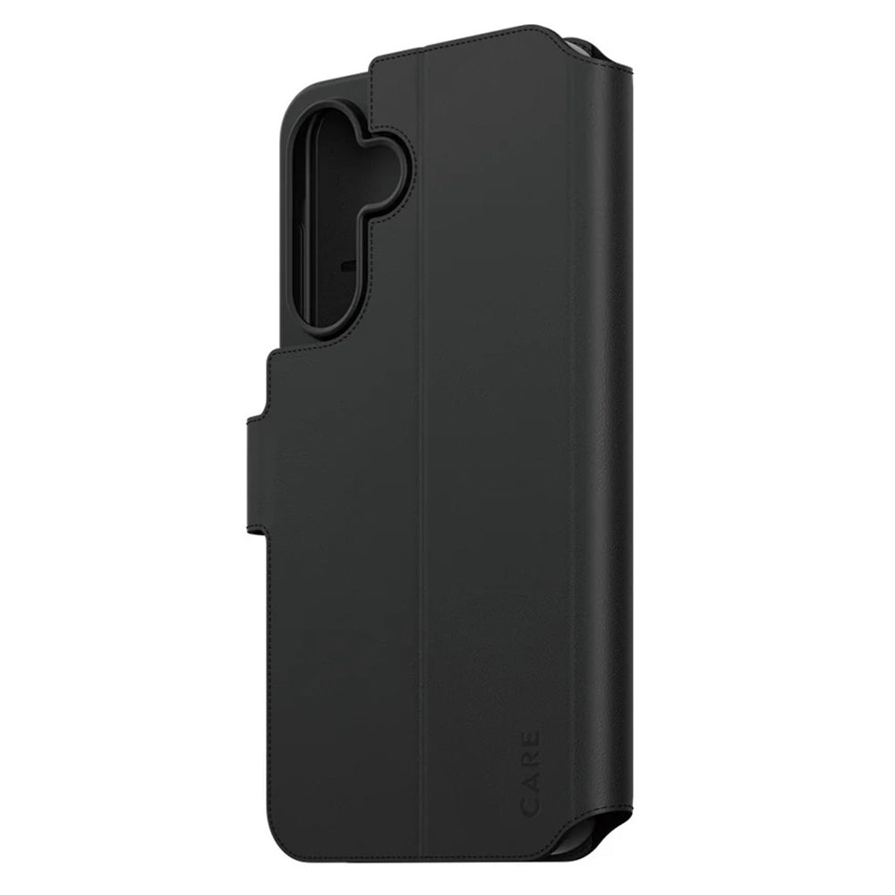 Hoes voor Samsung Galaxy A36 A366, PanzerGlass, Care Feature Kickstand Wallet, Zwart