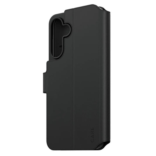 Hoes voor Samsung Galaxy A36 A366, PanzerGlass, Care Feature Kickstand Wallet, Zwart