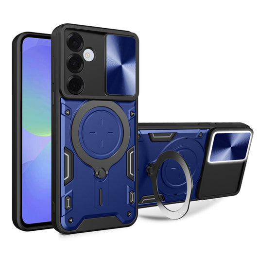 Hoes voor Samsung Galaxy A36 A366, Techsuit, CamGuard Pro, Blauw