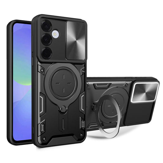 Hoes voor Samsung Galaxy A36 A366, Techsuit, CamGuard Pro, Zwart