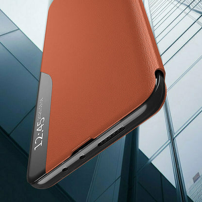 Hoes voor Samsung Galaxy A36 A366, Techsuit, eFold, Oranje