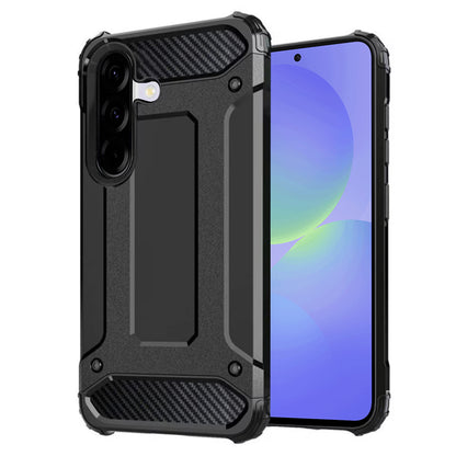 Hoes voor Samsung Galaxy A36 A366, Techsuit, Hybrid Armor, Zwart