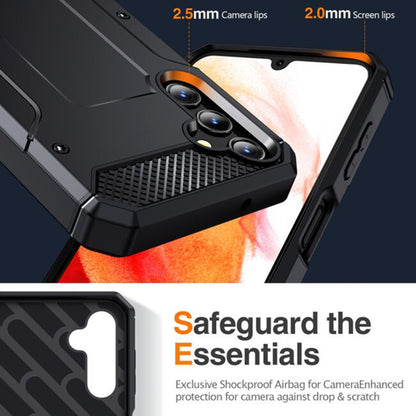 Hoes voor Samsung Galaxy A36 A366, Techsuit, Hybrid Armor, Zwart