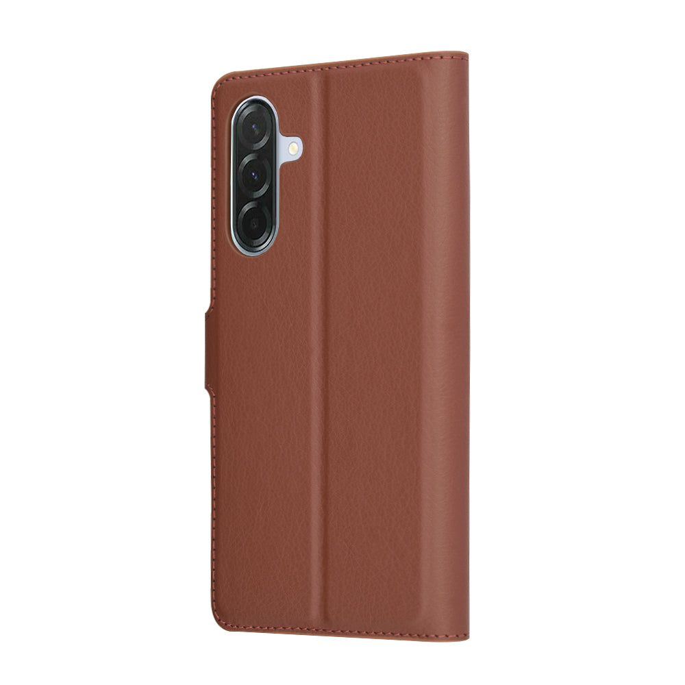 Hoes voor Samsung Galaxy A36 A366, Techsuit, Leather Folio, Bruin