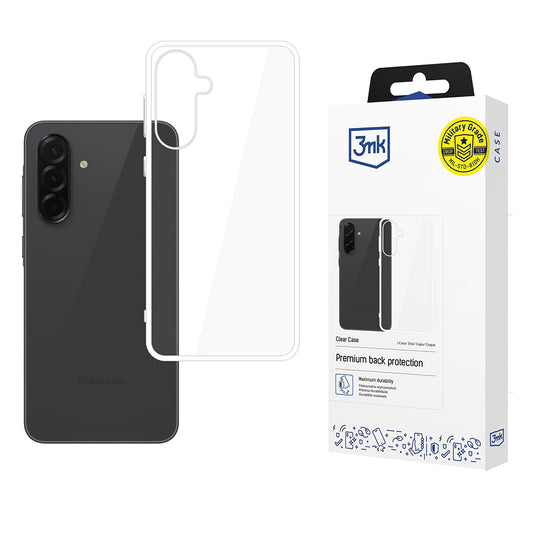 Hoesje voor Samsung Galaxy A37 5G, 3MK, Clear, Transparant