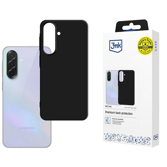 Hoes voor Samsung Galaxy A37 5G, 3MK, Mat Zwart