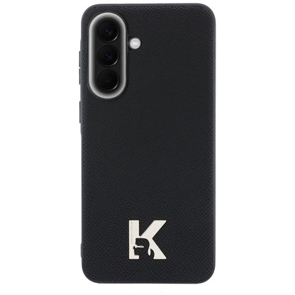 Hoes voor Samsung Galaxy A37 5G, Karl Lagerfeld, Karl Head Logo, Zwart