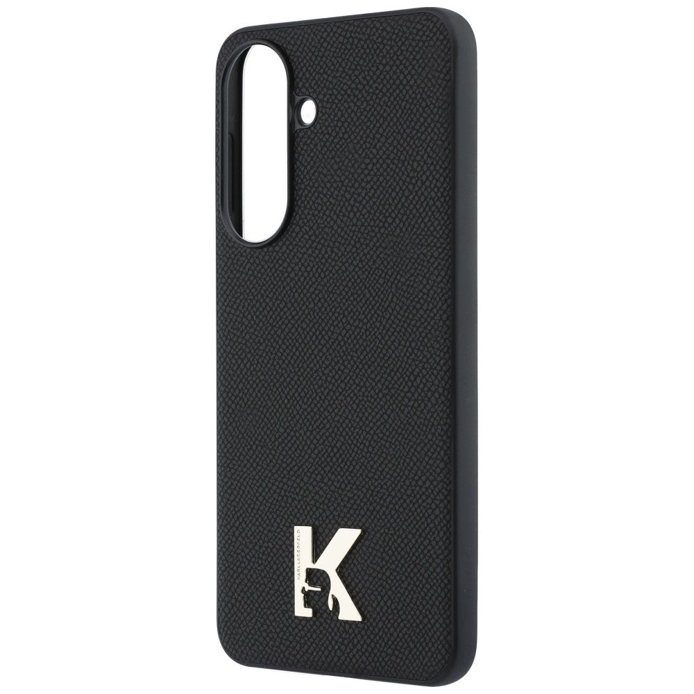 Hoes voor Samsung Galaxy A37 5G, Karl Lagerfeld, Karl Head Logo, Zwart