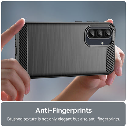 Case for Samsung Galaxy A37 5G, Techsuit, Carbon, Black