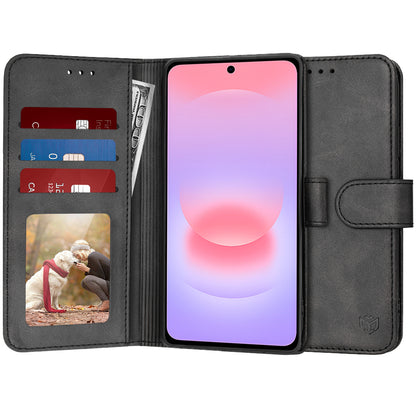 Hoes voor Samsung Galaxy A37 5G, Techsuit, Diary Book, Zwart