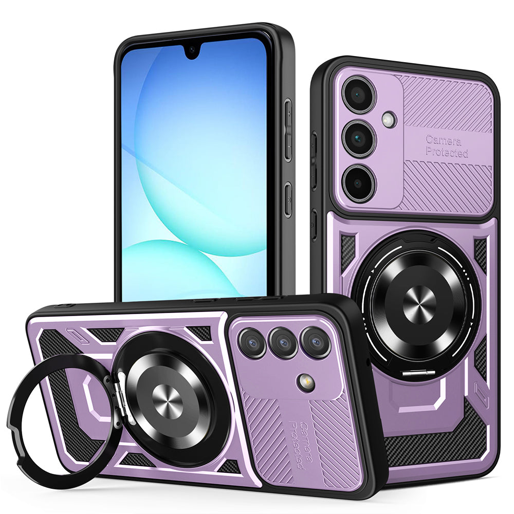 Hoes voor Samsung Galaxy A37 5G, Techsuit, RuggedCam, Paars