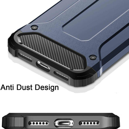 Hoes voor Samsung Galaxy A40 A405, Techsuit, Hybrid Armor, Zwart
