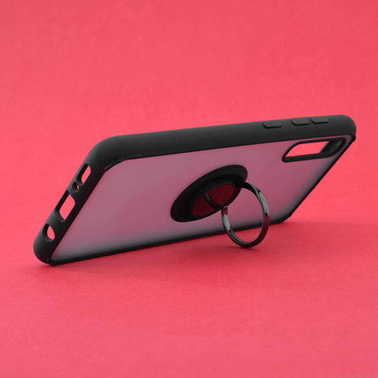 Hoes voor Samsung Galaxy A50s A507 / A30s A307 / A50 A505, Techsuit, Glinth, Zwart